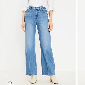 The Loft Wide Leg Jeans